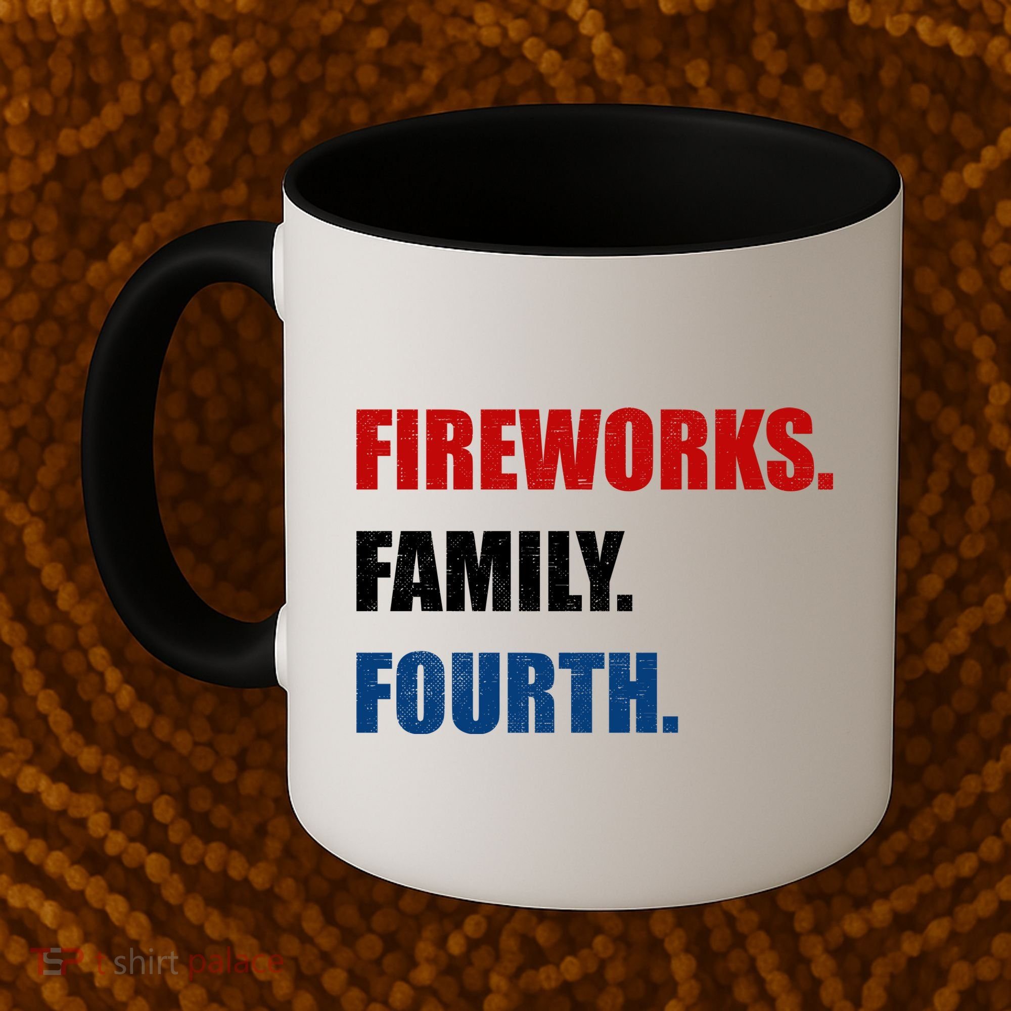 Fireworks Family Fourth Coffee Mug