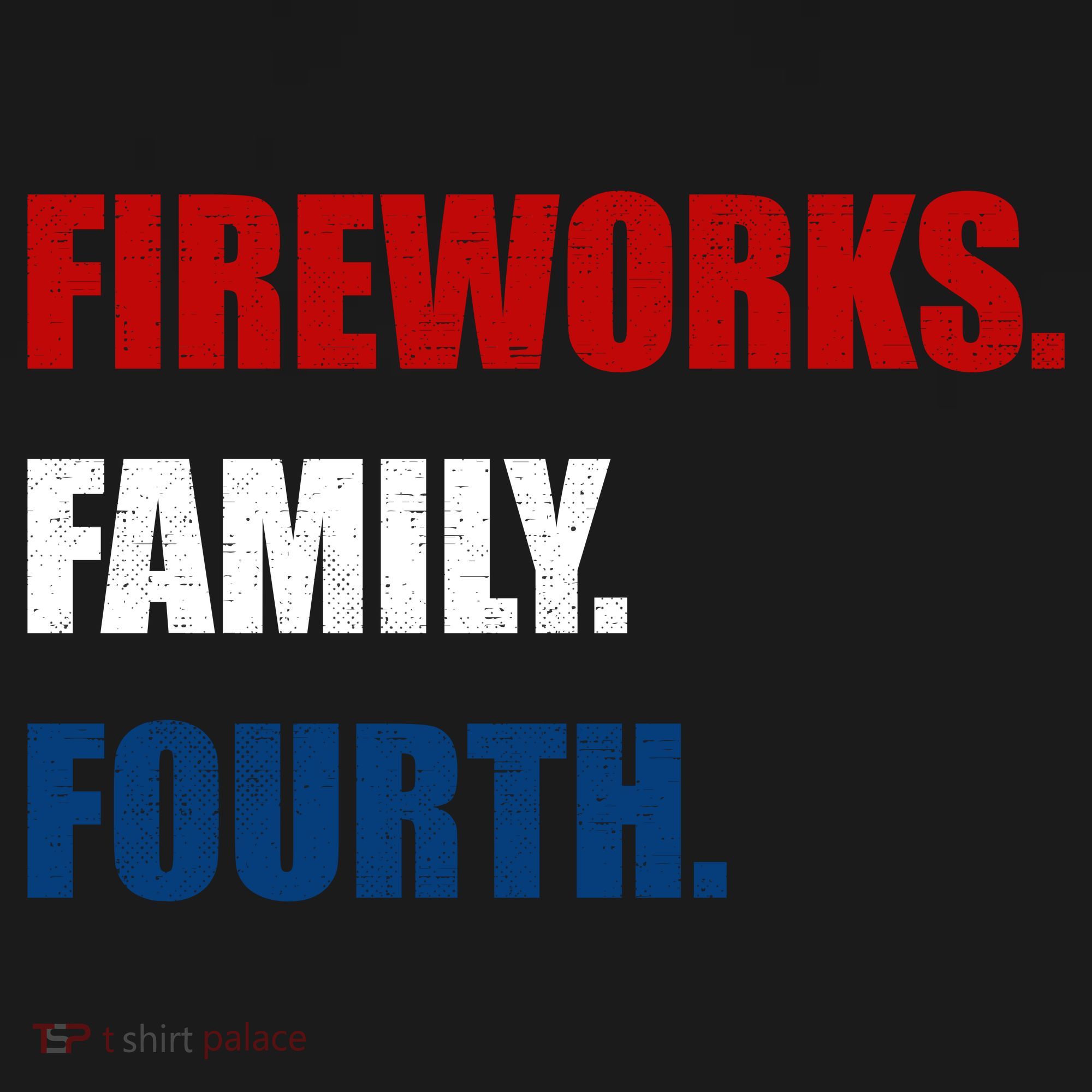 Fireworks Family Fourth Pajama Set