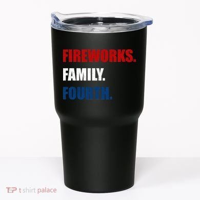 Fireworks Family Fourth Tumbler