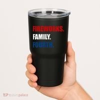 Fireworks Family Fourth Tumbler thumb 2