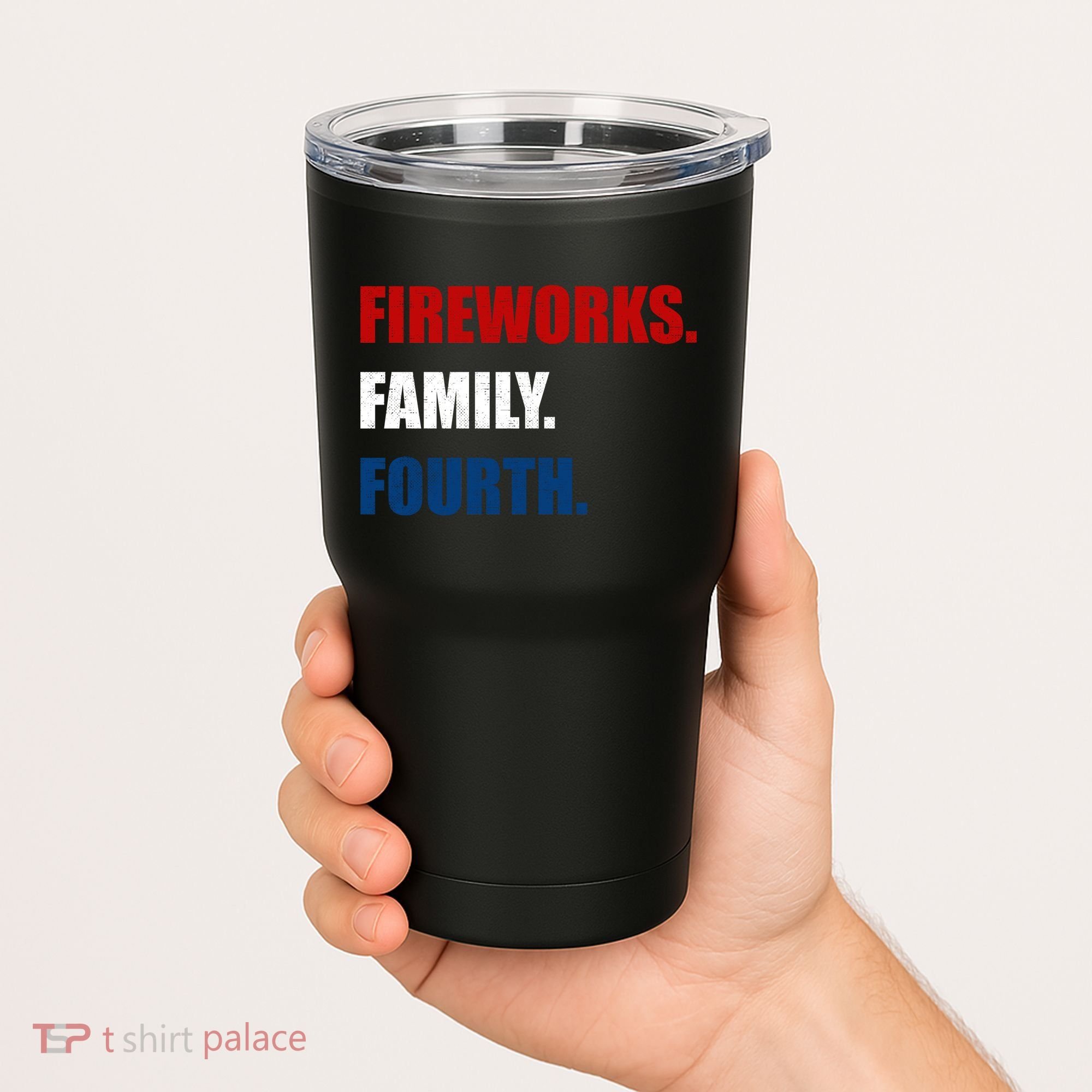 Fireworks Family Fourth Tumbler