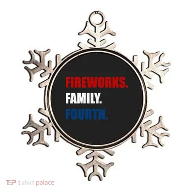 Fireworks Family Fourth Ornament