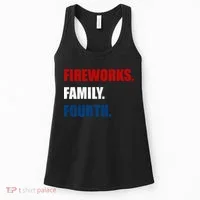 Fireworks Family Fourth Women's Tank Top thumb 0