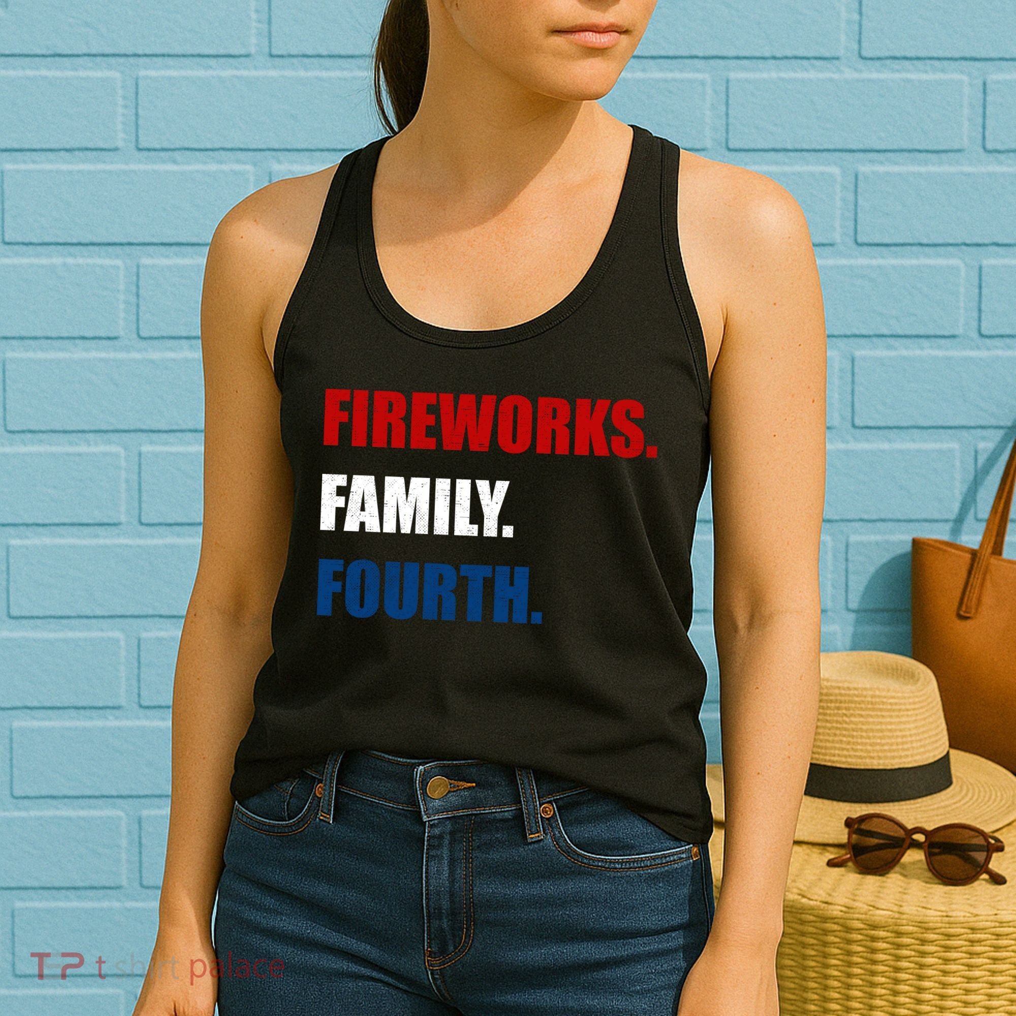 Fireworks Family Fourth Women's Tank Top