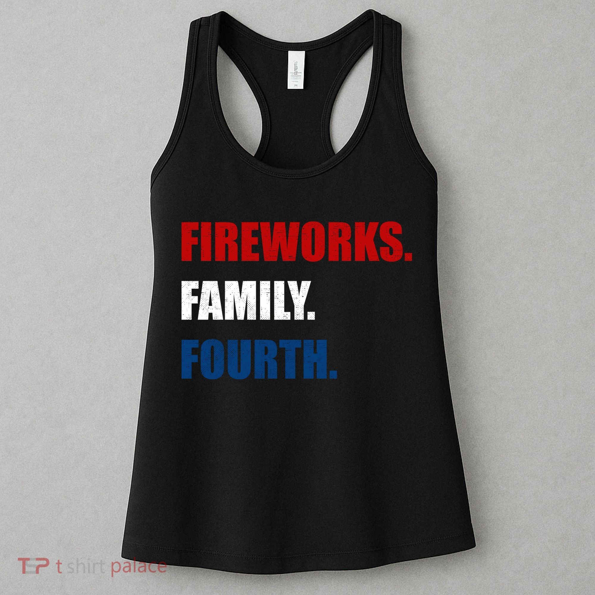 Fireworks Family Fourth Women's Tank Top
