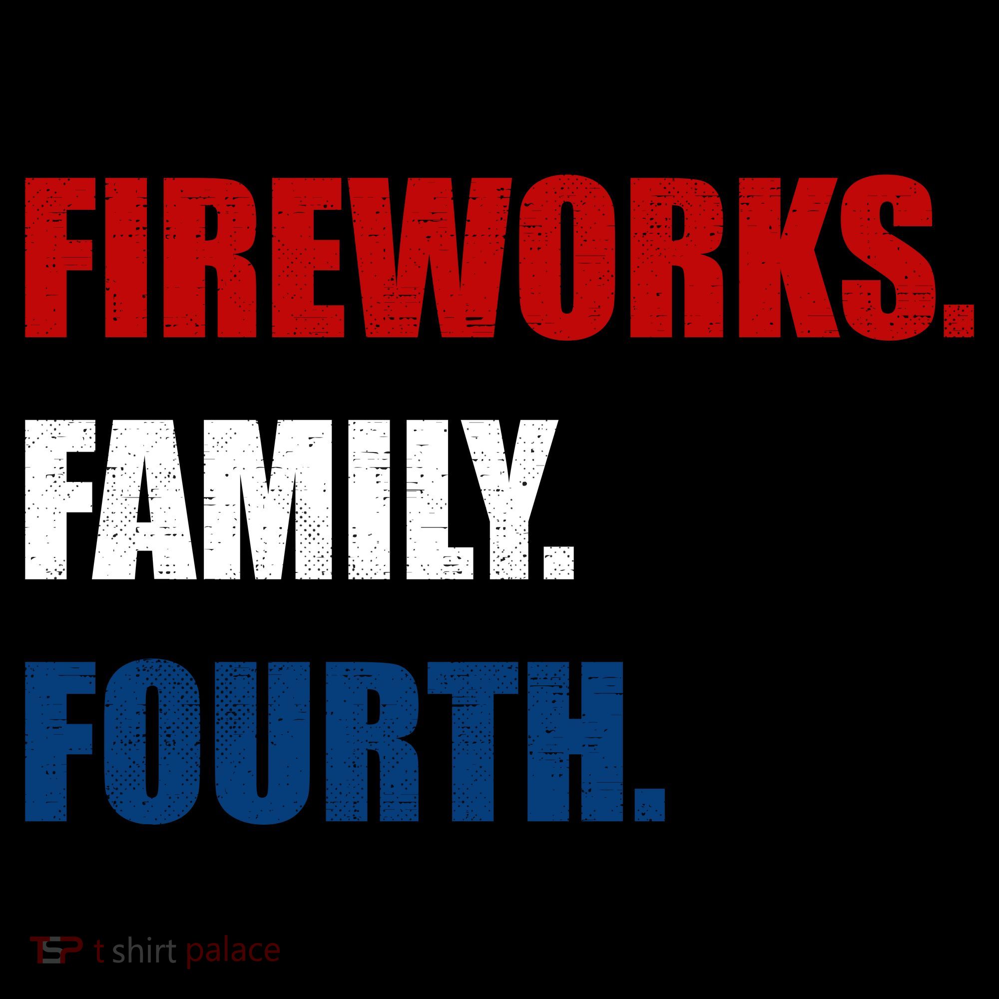 Fireworks Family Fourth Tank Top