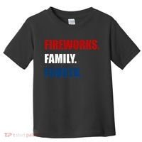 Fireworks Family Fourth Toddler T-Shirt thumb 0