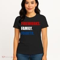 Fireworks Family Fourth Women's T-Shirt thumb 4