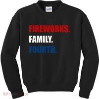 Fireworks Family Fourth Kids Sweatshirt thumb 0