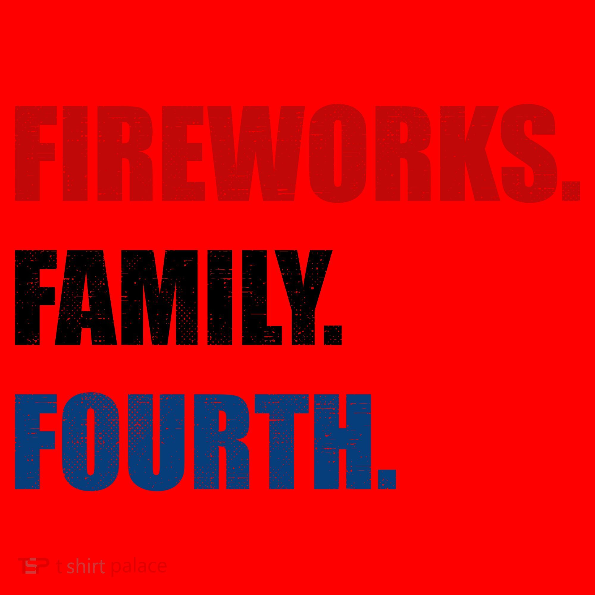 Fireworks Family Fourth Santa Hat