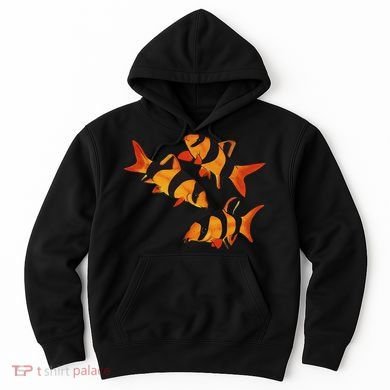 Freshwater Fish Fun Clown Loach Fish Aquarium Design Tiger Botia Hoodie