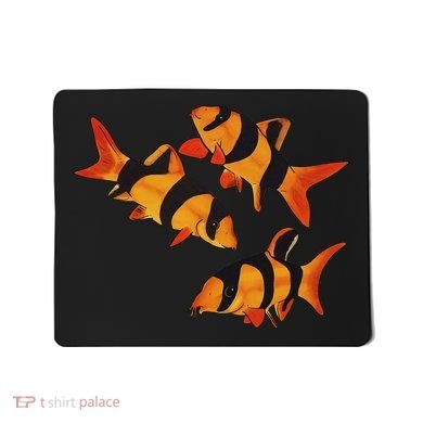 Freshwater Fish Fun Clown Loach Fish Aquarium Design Tiger Botia Mousepad