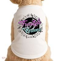 Freestyle Forever For Lovers Of 80s Freestyle Dance Music Doggie Tank thumb 0