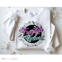Freestyle Forever For Lovers Of 80s Freestyle Dance Music Sweatshirt thumb 2