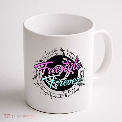 Freestyle Forever For Lovers Of 80s Freestyle Dance Music Coffee Mug back