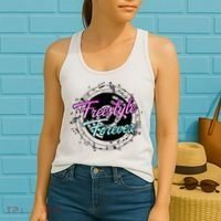 Freestyle Forever For Lovers Of 80s Freestyle Dance Music Women's Tank Top thumb 2