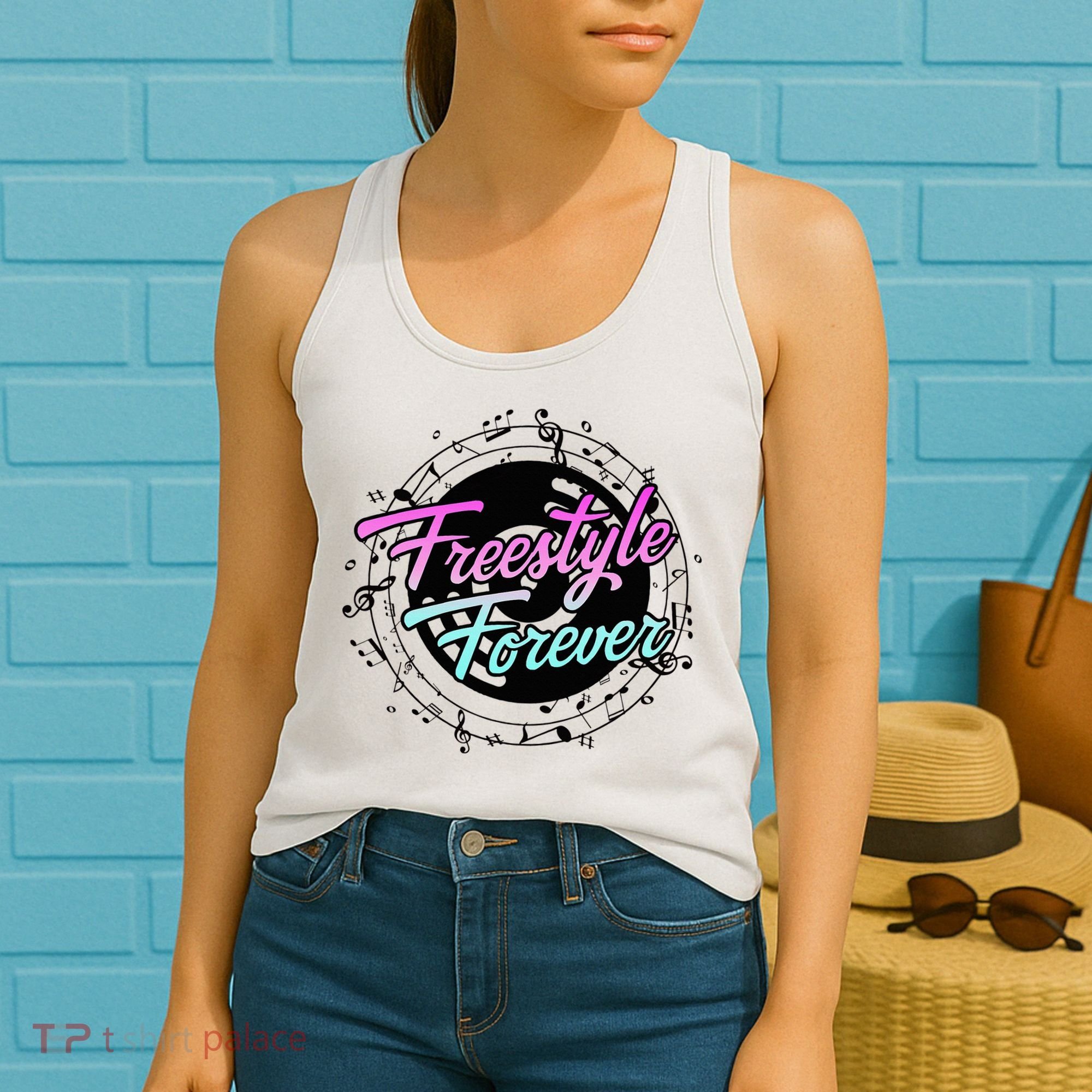 Freestyle Forever For Lovers Of 80s Freestyle Dance Music Women's Tank Top