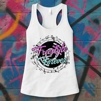 Freestyle Forever For Lovers Of 80s Freestyle Dance Music Women's Tank Top thumb 3