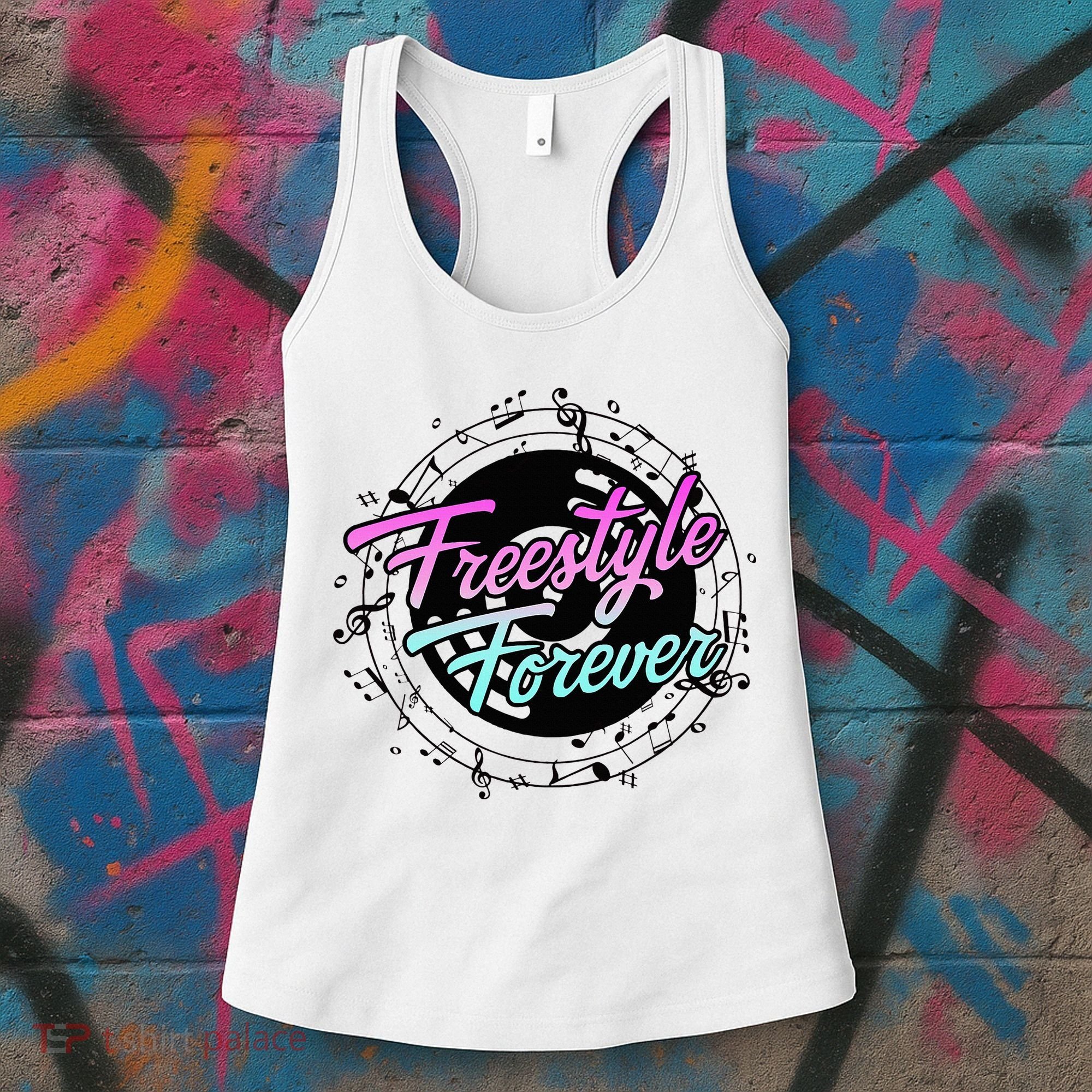 Freestyle Forever For Lovers Of 80s Freestyle Dance Music Women's Tank Top