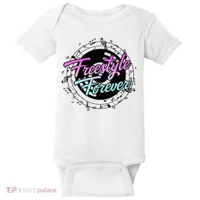 Freestyle Forever For Lovers Of 80s Freestyle Dance Music Baby Bodysuit