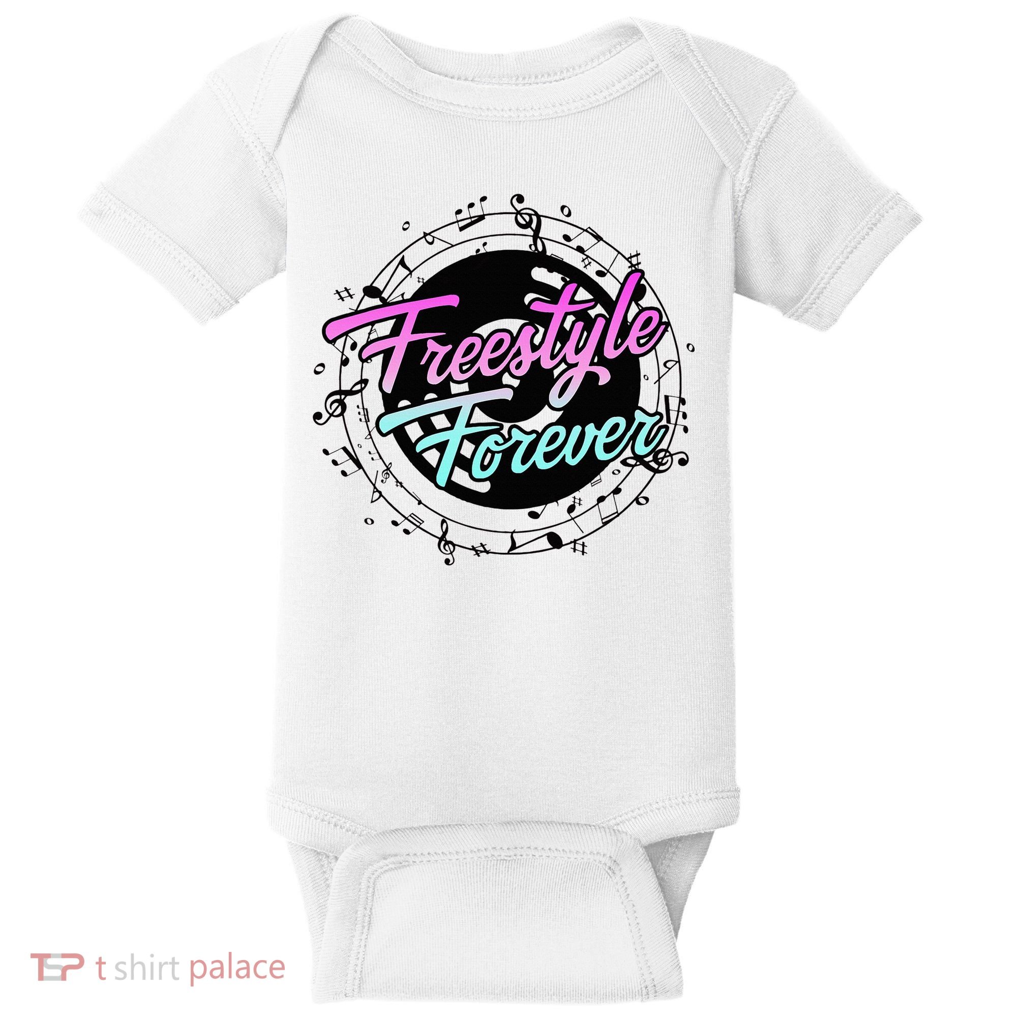 Freestyle Forever For Lovers Of 80s Freestyle Dance Music Baby Bodysuit