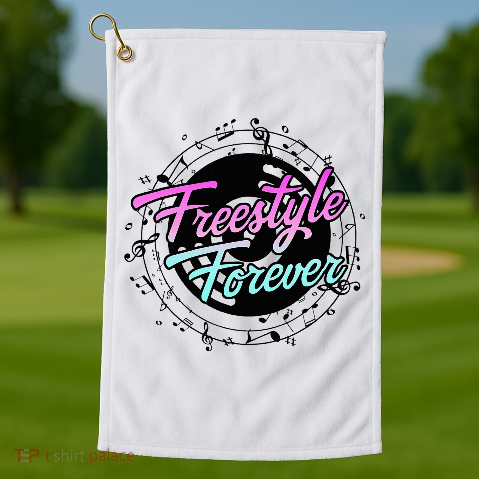 Freestyle Forever For Lovers Of 80s Freestyle Dance Music Golf Towel