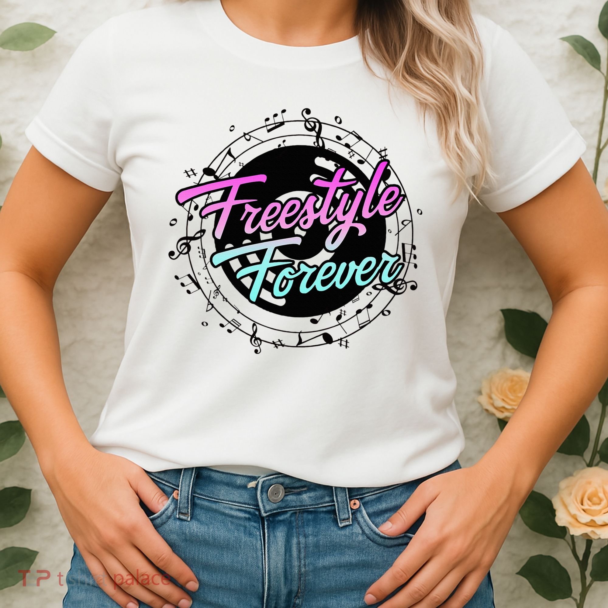 Freestyle Forever For Lovers Of 80s Freestyle Dance Music Women's T-Shirt