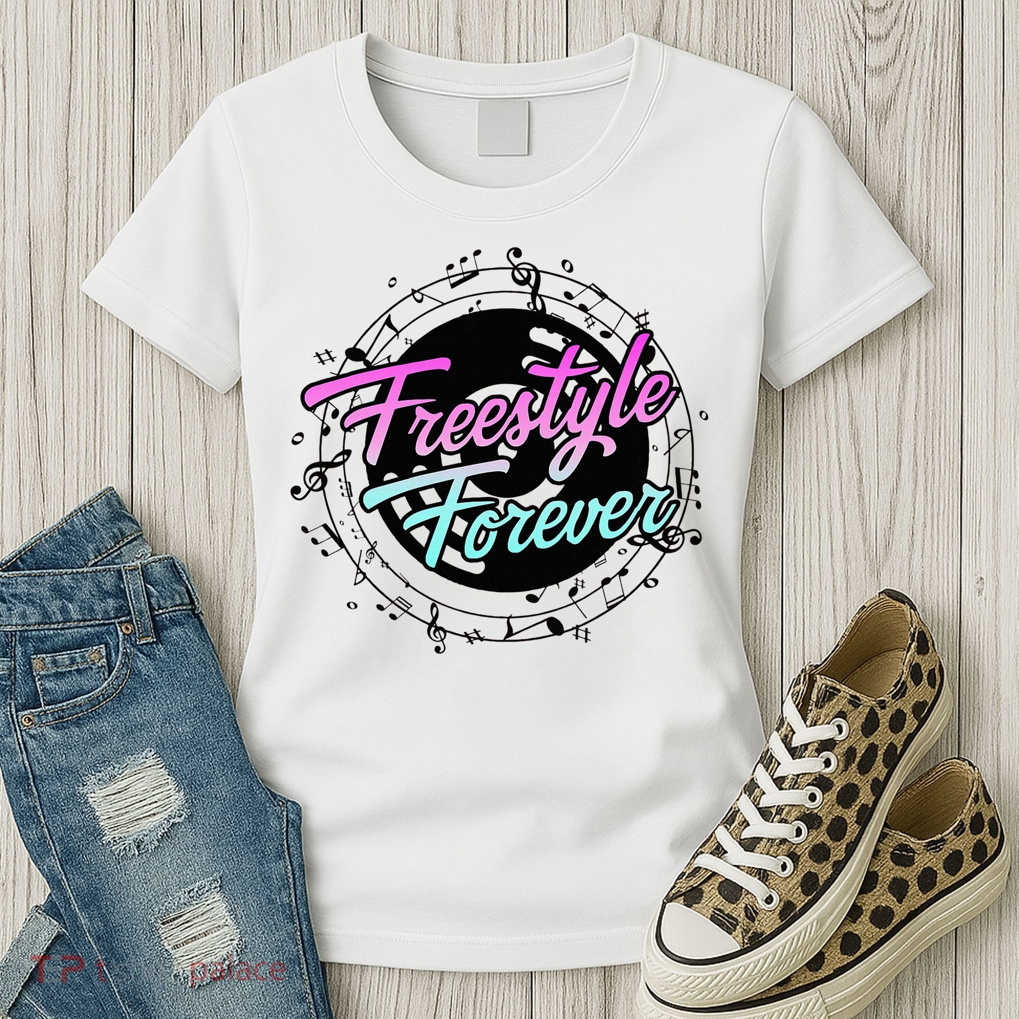 Freestyle Forever For Lovers Of 80s Freestyle Dance Music Women's T-Shirt