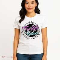 Freestyle Forever For Lovers Of 80s Freestyle Dance Music Women's T-Shirt thumb 4