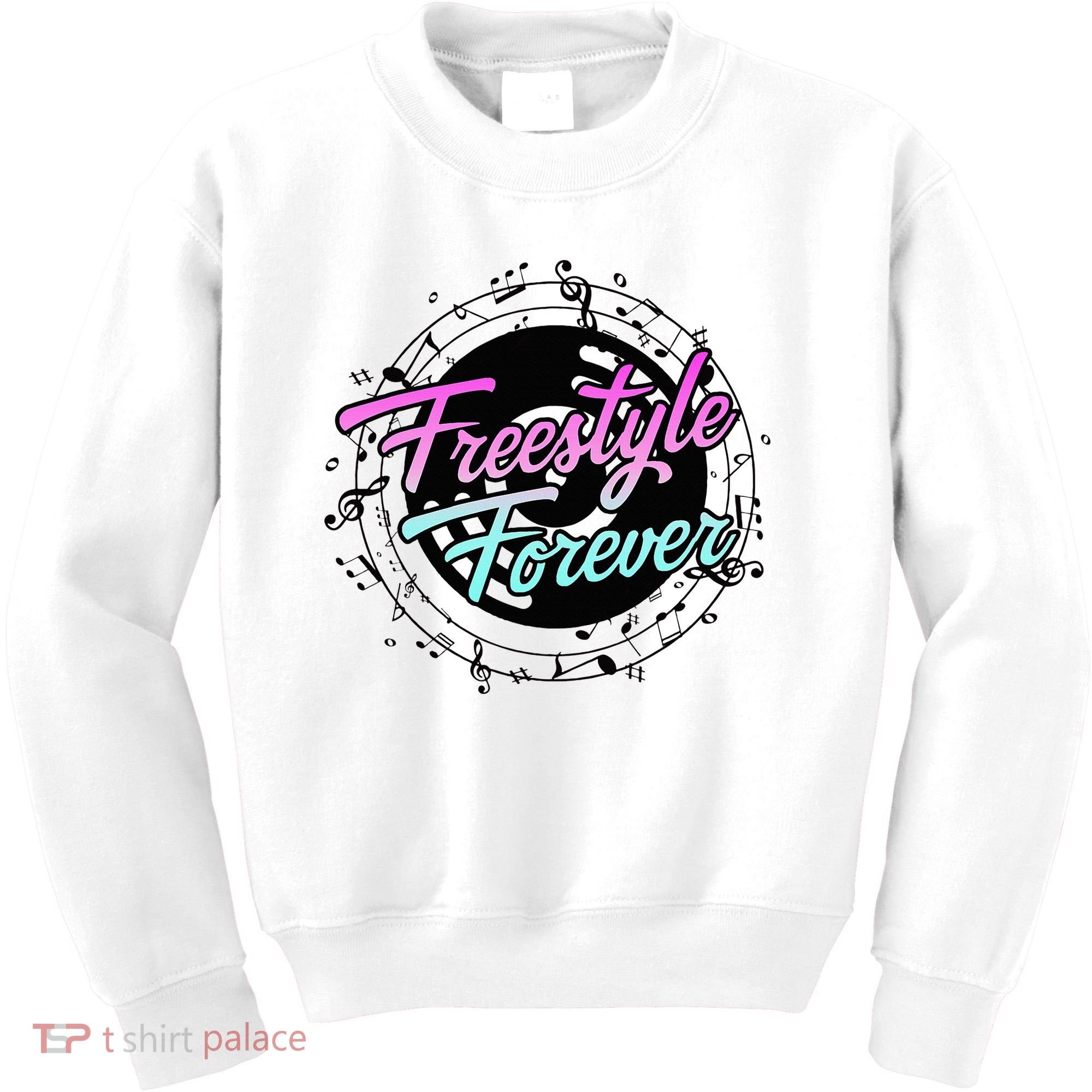 Freestyle Forever For Lovers Of 80s Freestyle Dance Music Kids Sweatshirt