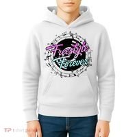 Freestyle Forever For Lovers Of 80s Freestyle Dance Music Kids Hoodie thumb 4