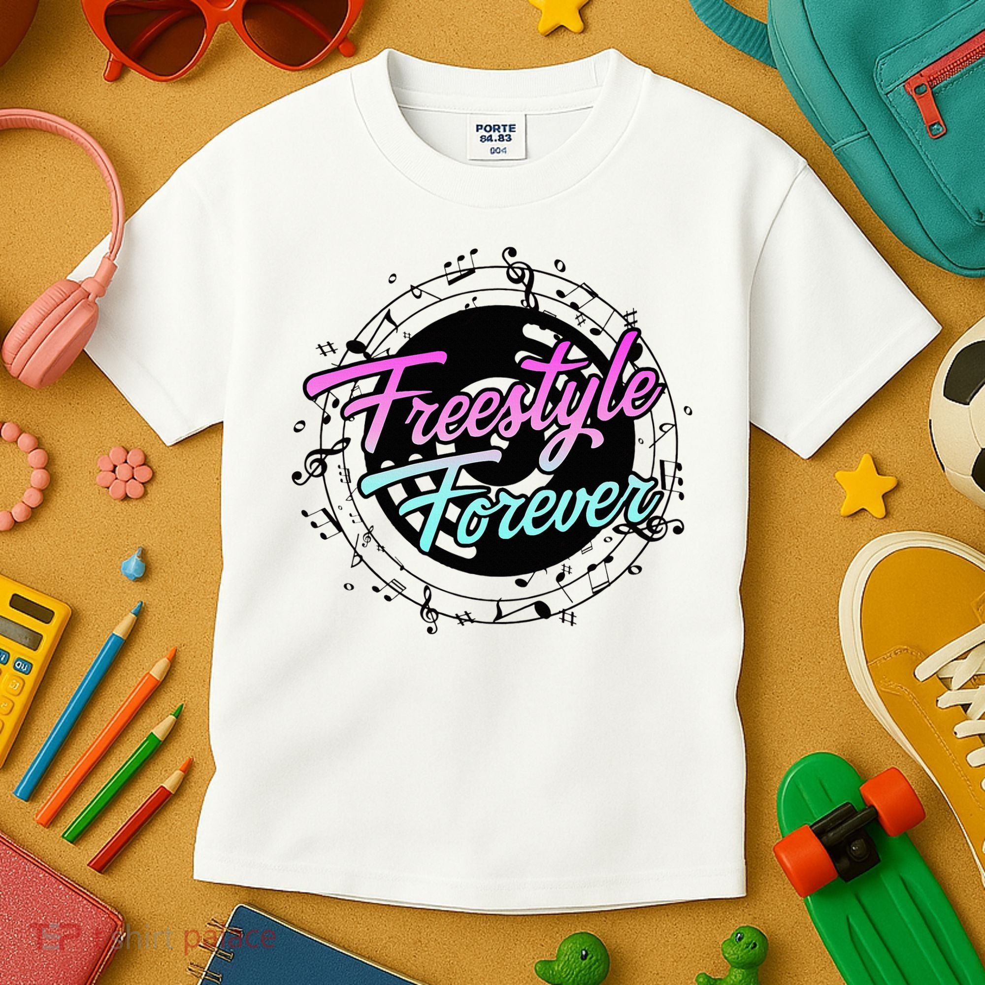 Freestyle Forever For Lovers Of 80s Freestyle Dance Music Kids T-Shirt