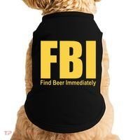 Funny Fbi Find Beer Immediately Doggie Tank thumb 0