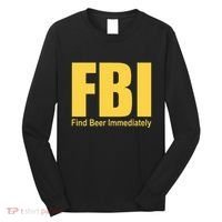 Funny Fbi Find Beer Immediately Long Sleeve Shirt thumb 0
