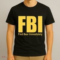 Funny Fbi Find Beer Immediately T-Shirt thumb 3