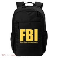 Funny Fbi Find Beer Immediately Backpack thumb 0