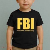 Funny Fbi Find Beer Immediately Toddler T-Shirt thumb 2