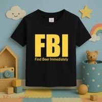 Funny Fbi Find Beer Immediately Toddler T-Shirt thumb 3