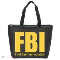 Funny Fbi Find Beer Immediately Tote Bag thumb 0
