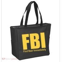 Funny Fbi Find Beer Immediately Tote Bag thumb 2