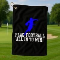 Flag Football Golf Towel thumb 1