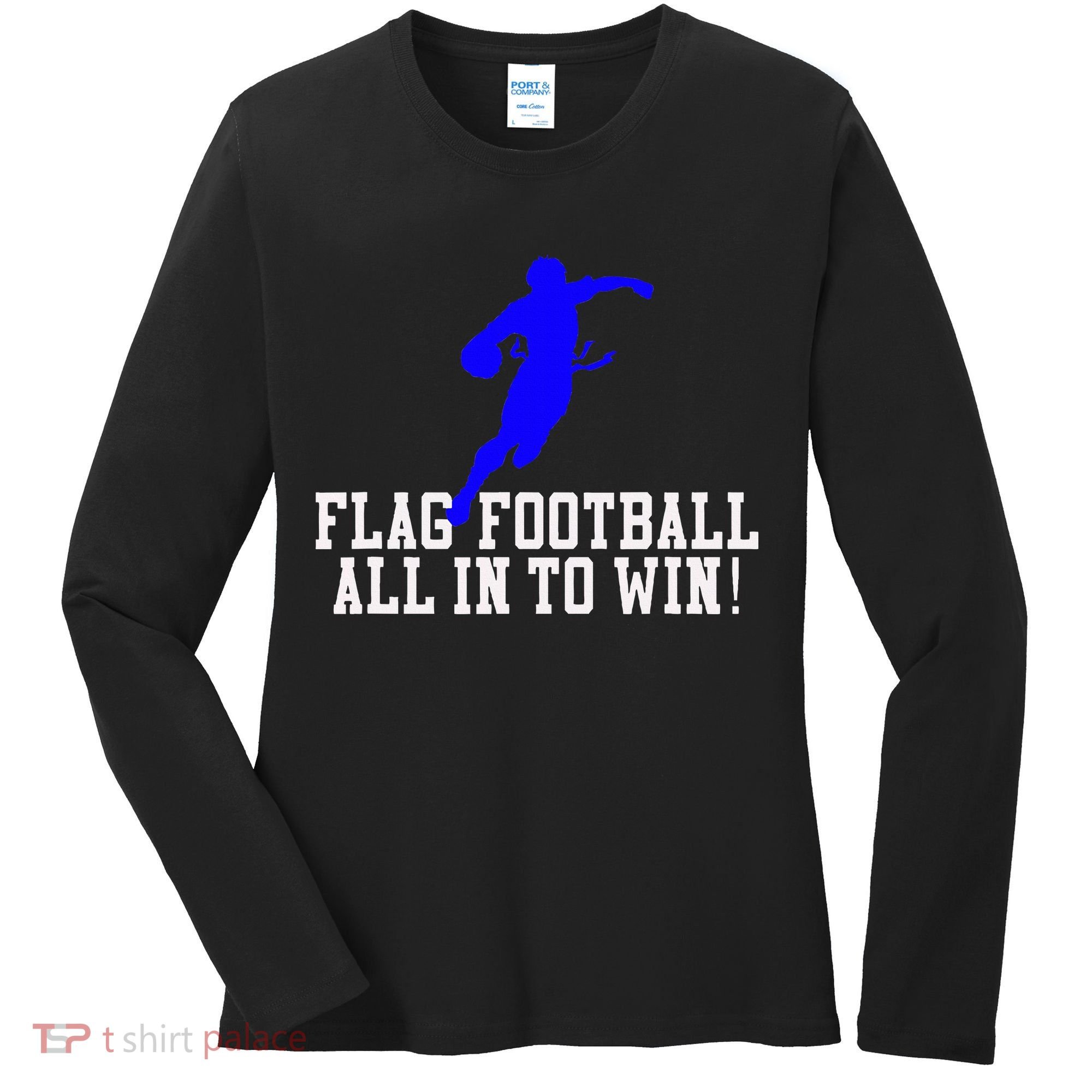 Flag Football Women's Long Sleeve Shirt
