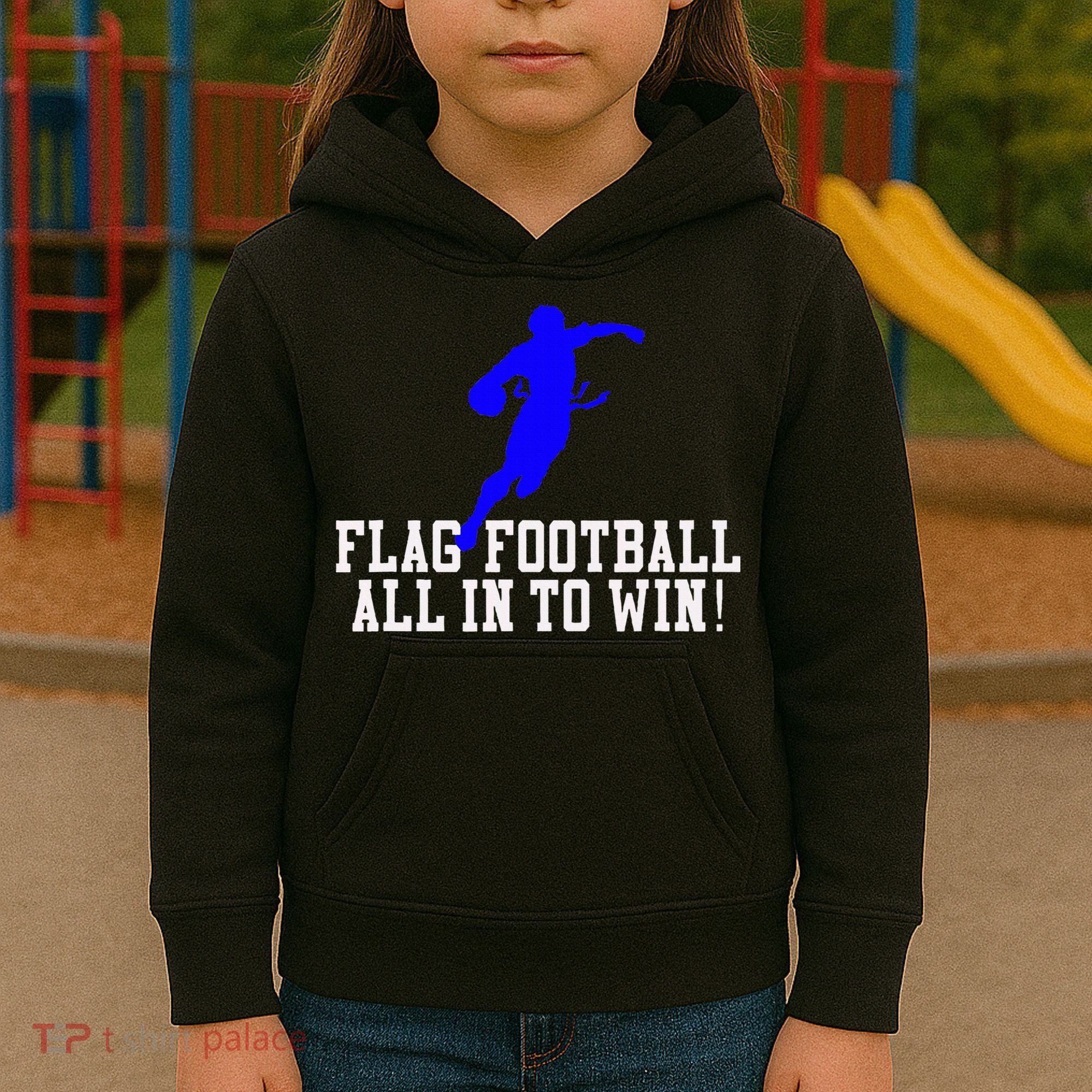 Flag Football Kids Hoodie