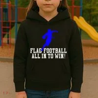 Flag Football Kids Hoodie thumb 3