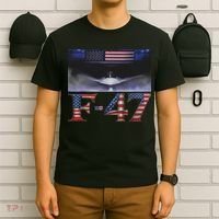 Funny F47 Fighter Jet Trump F 47 Jet Fighter Aircraft T-Shirt thumb 6