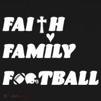 Faith Family Football Ornament thumb 1