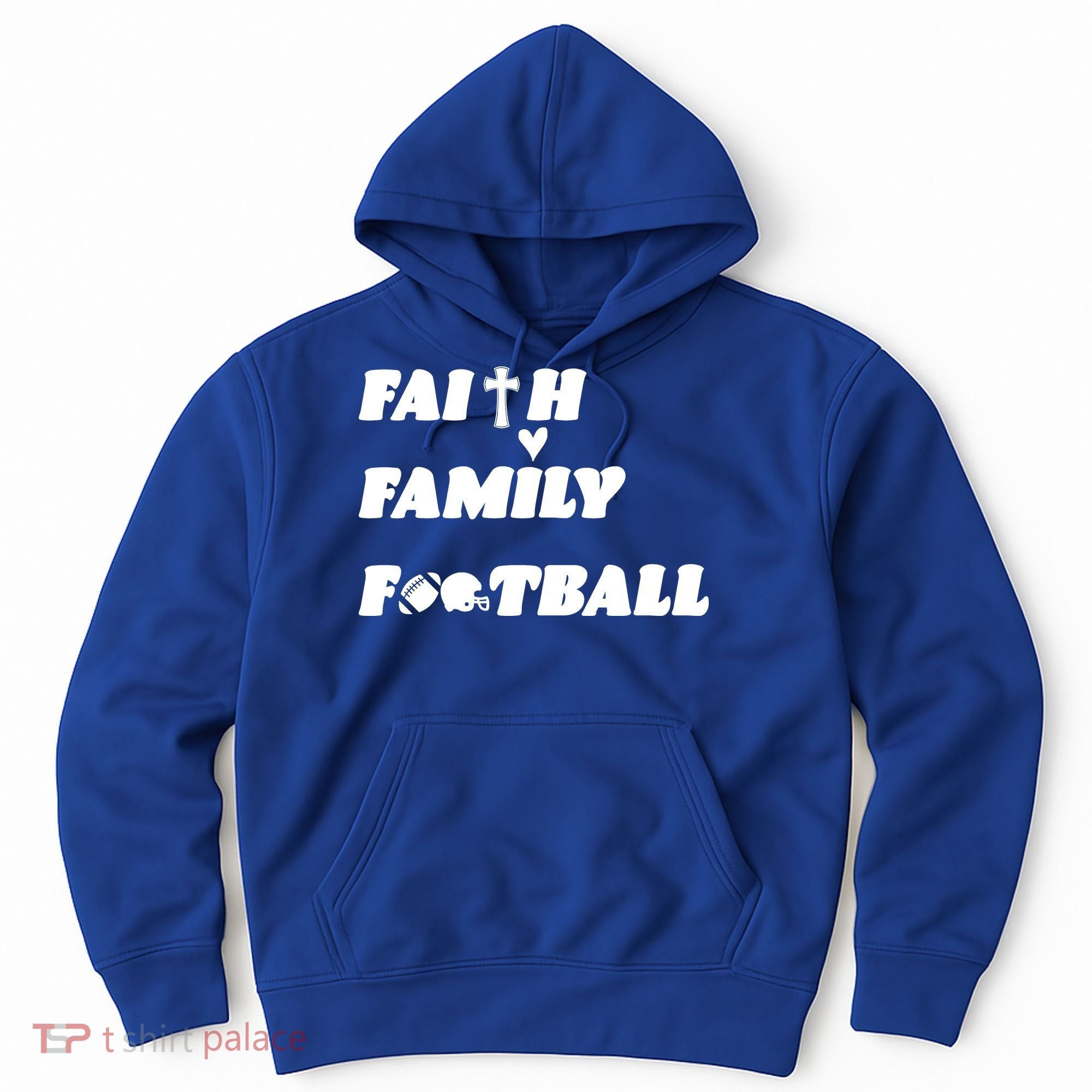 Faith Family Football Hoodie
