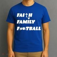 Faith Family Football T-Shirt thumb 3