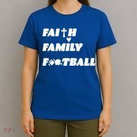 Faith Family Football T-Shirt thumb 4