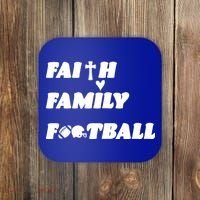 Faith Family Football Coaster thumb 0